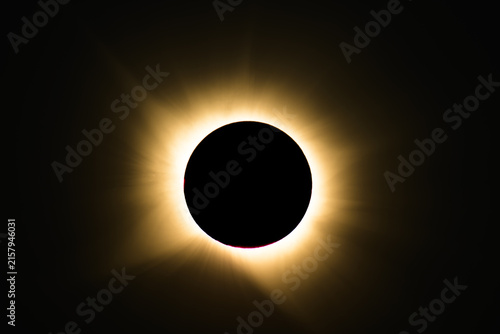 Cuadro en lienzo Eclipse Solar - Fase de Totalidad