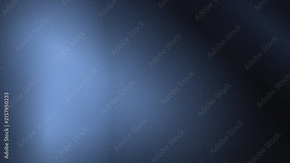 Naklejka premium Abstract gradient background with cool blue tones and dark areas featuring soft blur and subtle grain texture