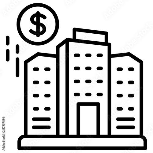 Fotografía Financial Institute Icon