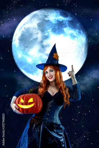 Foto Witch on Halloween