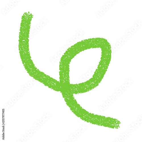 Green abstract circular lines, wavy swirl illustration for decoration, doodle shape