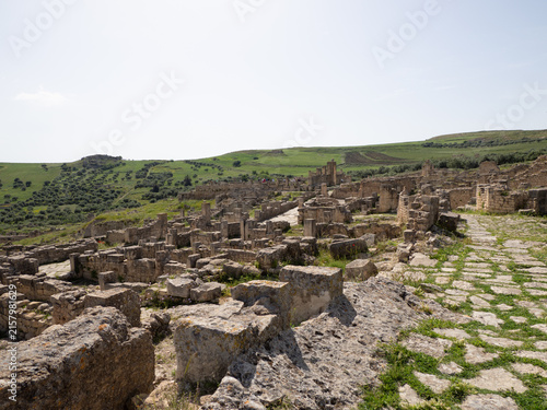 Ciudad romana de Dougga, en Túnez, África