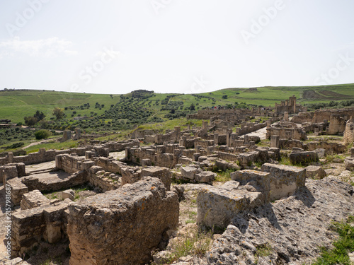 Ciudad romana de Dougga, en Túnez, África