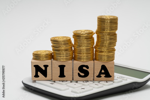 Obraz na płótnie NISAによる資産形成と運用成果を表すイメージ