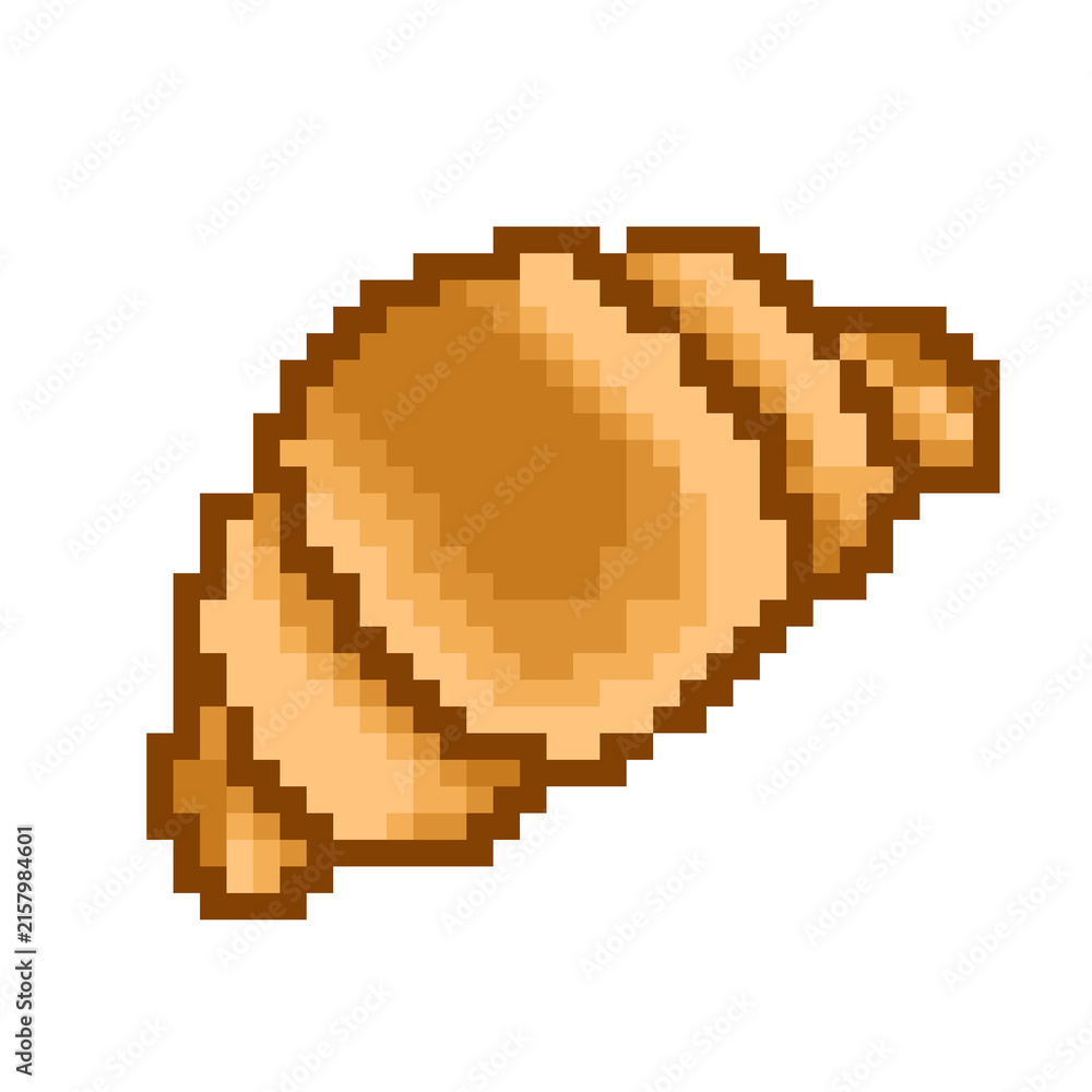 Fototapeta premium Pixel Art Bakery Food & Dessert Game Asset Pack