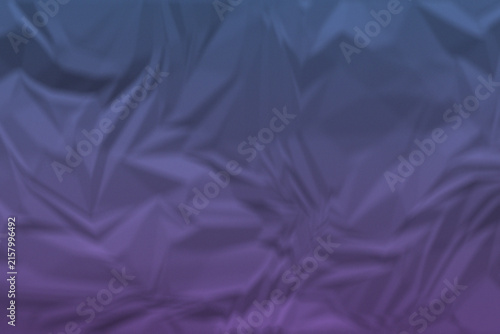 Foto Purple and blue draped fabric creates a flowing textile background
