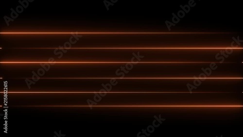 Orange Neon Light Bars Animated Background Loop