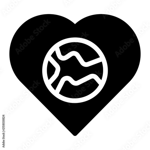 heart glyph icon