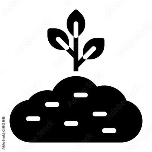 sprout glyph icon