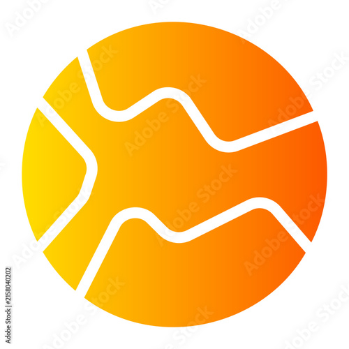 earth gradient icon