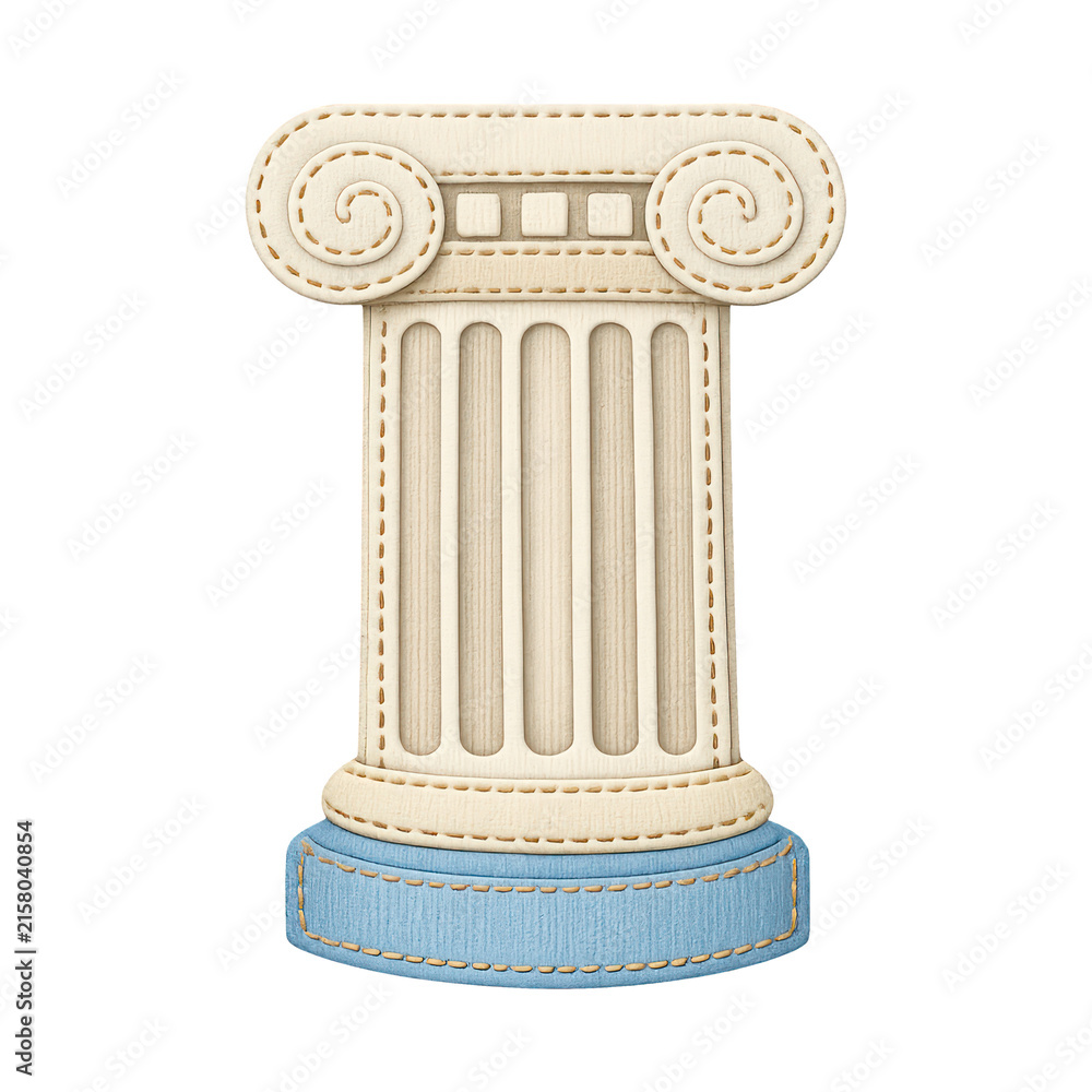 Fototapeta premium PNG Elegant classical column illustration.