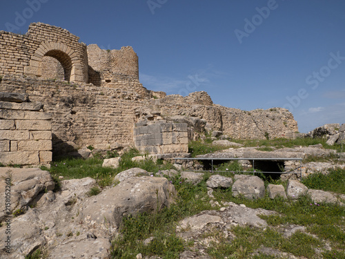 Ciudad romana de Dougga, en Túnez, África