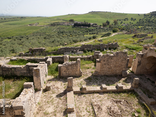 Ciudad romana de Dougga, en Túnez, África