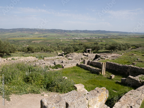 Ciudad romana de Dougga, en Túnez, África