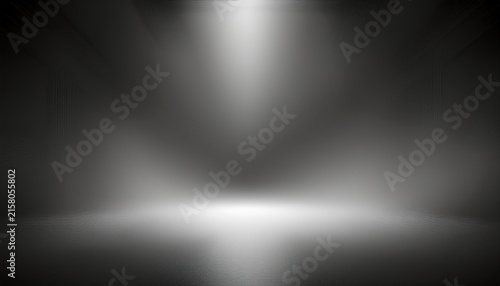 abstract smoky gray background with spotlight