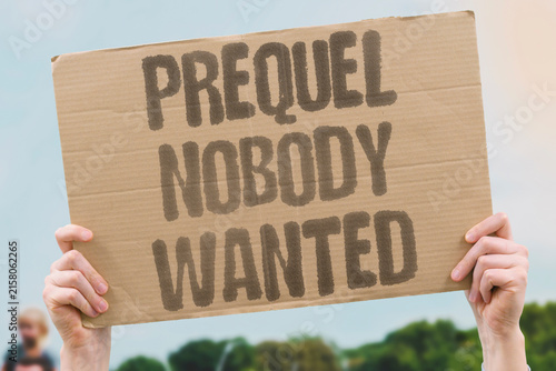 Canvastavla "Prequel Nobody Wanted" Studio announces backstory for minor character nobody cared about