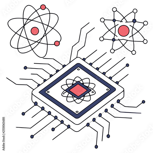 quantum computing concept