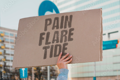 Photography "Pain Flare Tide" The wave of agony is rising again fast