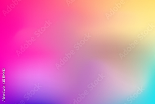 Abstract Colorful Bokeh Background with Soft Light, Vibrant Gradient Colors, Blurred Motion, Rainbow Texture and Bright Artistic Energy for Modern Design Wallpaper
