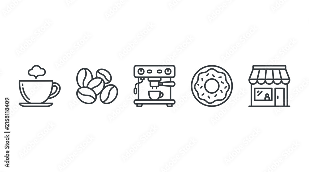 Fototapeta premium Illustrated collection of vintage transportation symbols and icons.