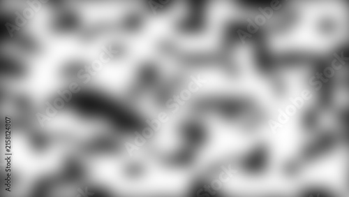 Abstract black and white blurred background with soft organic shapes and fluid motion.