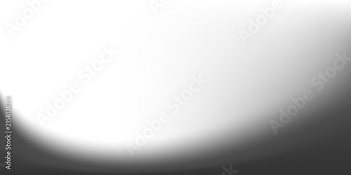 Quadro su tela Transparent gradation vignette and black gradient shadow with blur white backdrop