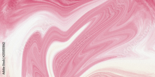 Abstract pink and white marble texture background with soft flowing paint swirls and liquid wave patterns illustration