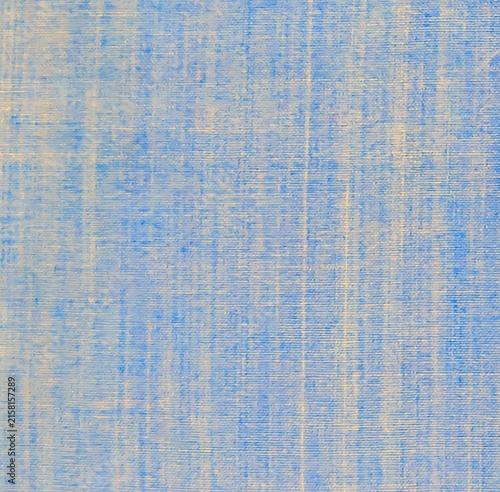 Abstract blue textured painted canvas background
