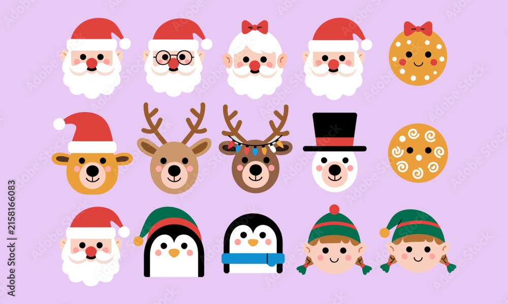 Obraz premium Cute animal characters with hats and accessories in a playful cartoon style animals rabbit