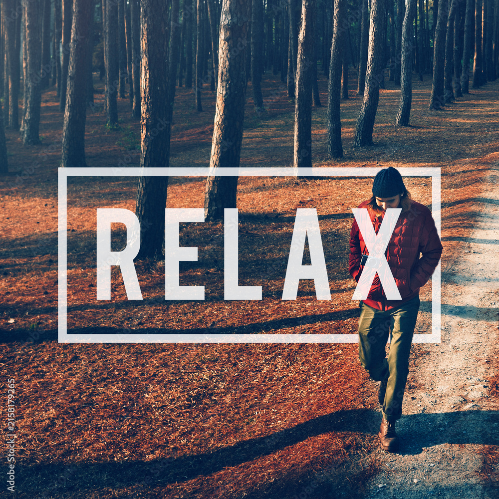 Fototapeta premium Relax Recreation Chill Rest Serenity Concept