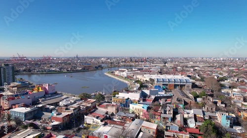 La Boca Buenos Aires City Drone 4k 01