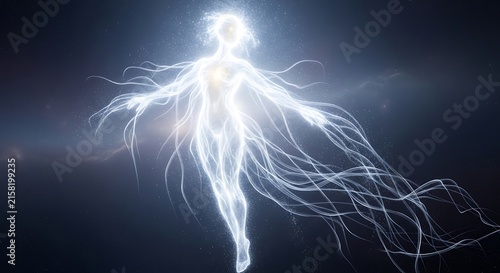 lightning in the night sky