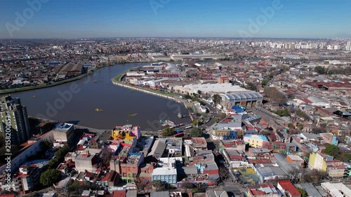 La Boca Buenos Aires City Drone 4k 12