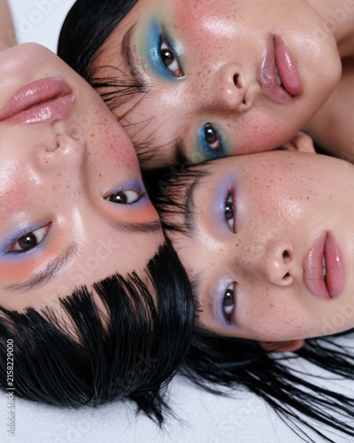 Trendy Group Makeup Portrait