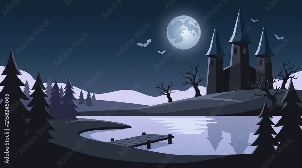 Fototapeta premium happy halloween day vector background design