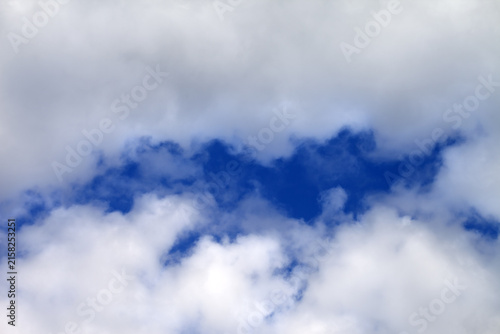 Blue sky with clouds in nice sun day