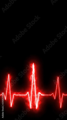 Heartbeat ekg ecg cardiology medical pulse rhythm emergency healthcare monitor vital signs health clinical science background