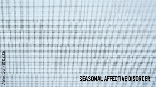 Seasonal affective disorder and winter blues, mental health depression, sad mood, psychology wellness, anxiety isolation, clinical psychiatric therapy, healthcare wellbeing concept background