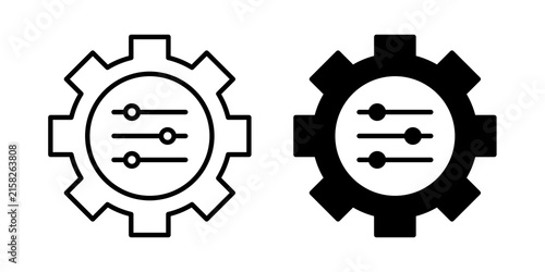Mass customization icon simple logos pack