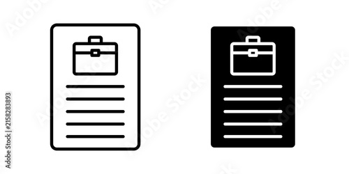 Job description icon collection for UX