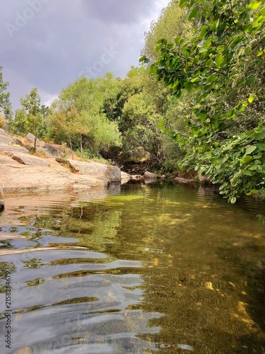 Mountain river pool, cold water pool, Ávila, rural tourism, bath