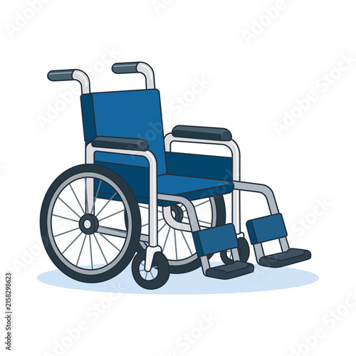 Medical Wheelchair Mobility and Accessibility Illustration
