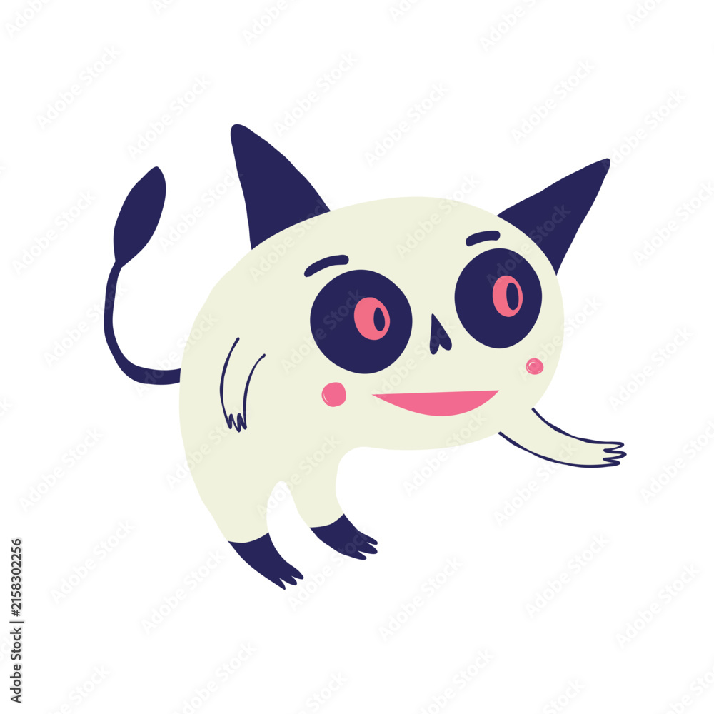 Fototapeta premium cute hand drawn cat 