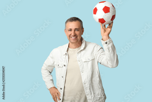 Handsome mature man with so...