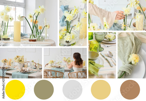 Elegant spring table settin...