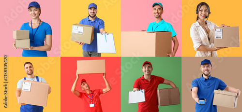 Diverse group of smiling de...