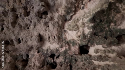 Malta, Xemxija Heritage trail, Punic caves. look into holes in the cave walls and celling