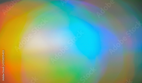 Abstract rainbow color spots background with copy space