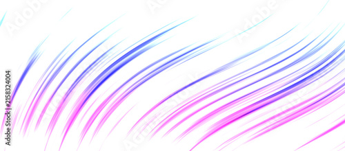 Foto Vibrant curved lines in shades of pink, blue, and purple gracefully sweep across