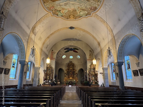 Foto Parish church of St Mauritius in Zermatt, Switzerland - Römische-katholische Pfarrkirche St